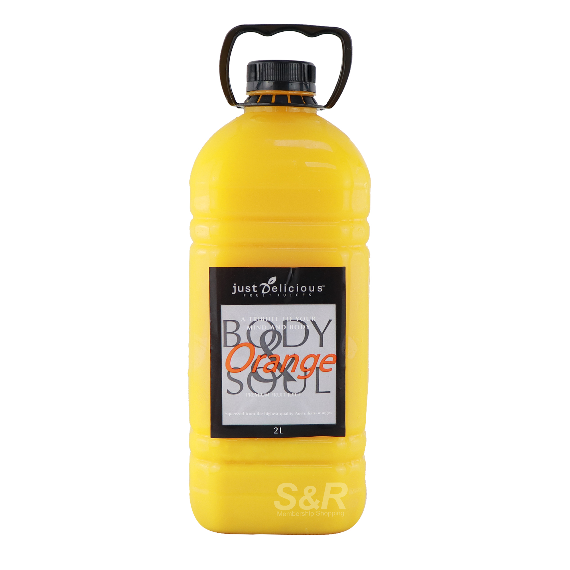 Just Delicious Fruit Juices Body and Soul Orange Juice 2L